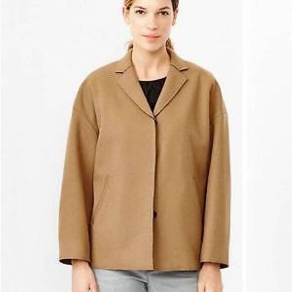 GAP drop shoulder wool blend jacket - Picture 15 of 15